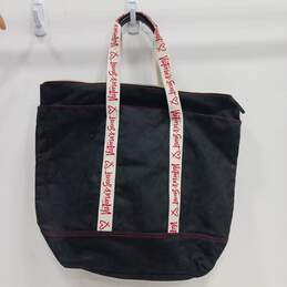 Victoria's Secret Women's Black Canvas Tote Bag