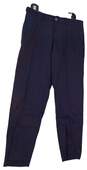 Bradley Allen Men's Blue Straight Leg Dress Pants Size 36 image number 1