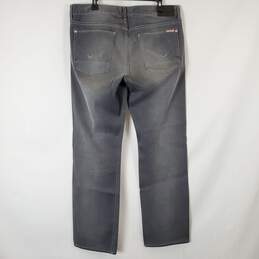 Hudson Men Gray Straight Jeans Sz 34 alternative image