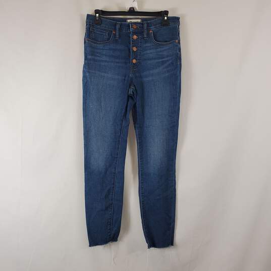 Madewell Women's Blue Skinny Jeans SZ 27 image number 1
