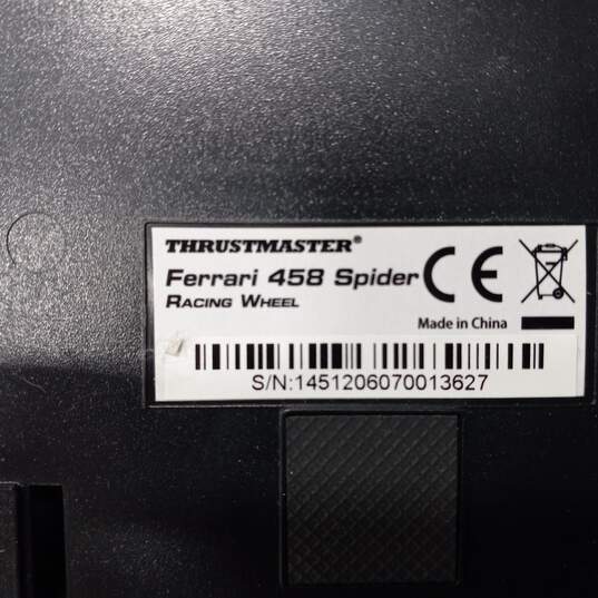 Microsoft XBOX ONE ThrustMaster Ferrari 458 Spider Racing Wheel & Pedals image number 4