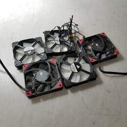 Lot of  Five  Untested Computer Case Fans alternative image