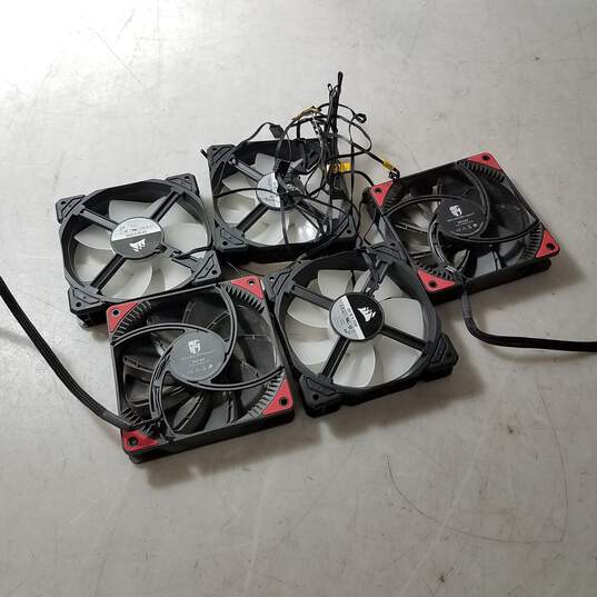 Lot of  Five  Untested Computer Case Fans image number 2