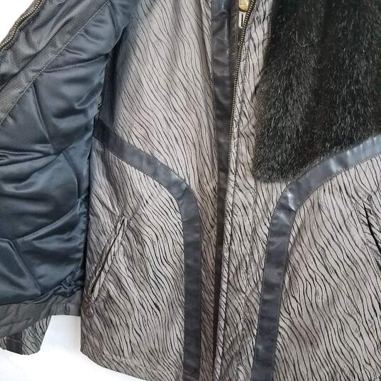 Vintage two piece vest and faux fur jacket size 38 image number 3