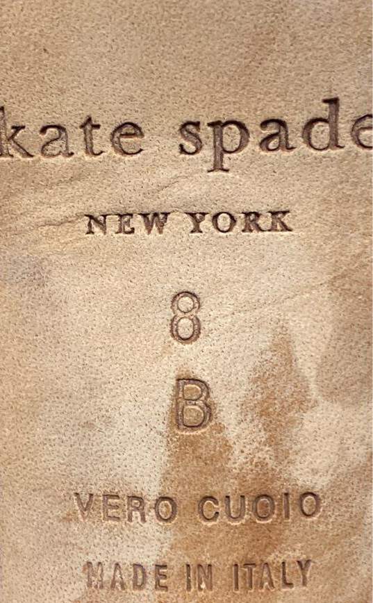Kate Spade Patent Leather Color Block Ankle Strap Sandal Pump Heels Shoes 8 B image number 7
