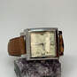 Designer Silpada Silver-Tone Square Dial Stainless Steel Analog Wristwatch image number 1