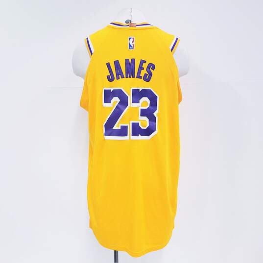 NIKE WISH LOS ANGELES LAKERS NBA BASKETBALL JERSEY LEBRON JAMES #23 SIZE 54