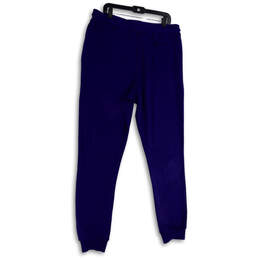 NWT Mens Blue Drawstring Flat Front Pockets Tapered Leg Jogger Pants Sz 2XL alternative image