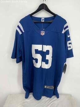 Nike Mens Blue NFL Indianapolis Colts Shaquille Leonard #53 Jersey XL With Tag