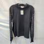 Carmen Marc Valvo Black Long Sleeve Pullover Sweater NWT Size XL image number 1