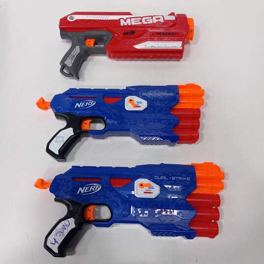 Bundle of 5 Assorted Nerf Toy Dart Guns image number 2