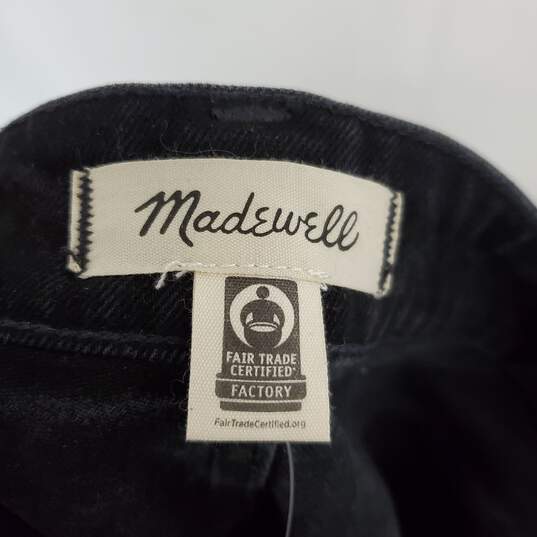 Madewell Black Cotton The Perfect Vintage Flare Jean WM Size 24 W NWT image number 3