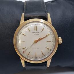 Arlea Swiss 43401 17-Jewel 33mm WR Incabioc Antimagnetic Vintage Men's Watch FOR REPAIR 26.0g alternative image