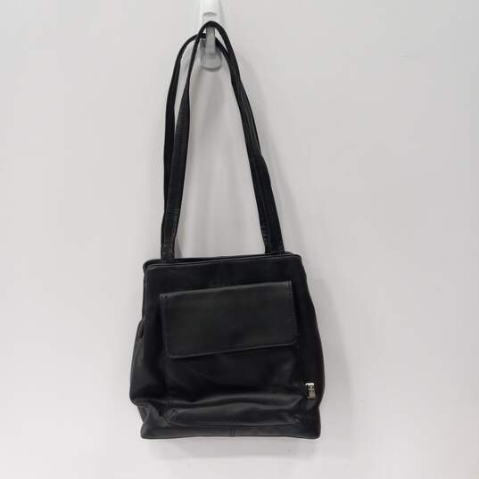 Women's Black Leather Nine West Bag Purse image number 1