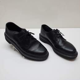 Dr. Martens 1461 Black Mono Black 3 Eyelet Smooth Leather Oxford Shoes Sz 6M/7L