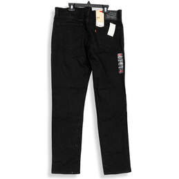NWT Mens Black 511 Denim Medium Wash Stretch Straight Leg Jeans Size 34x32 alternative image