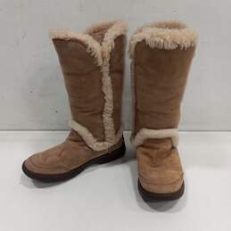 UGG Leather Womens Boots Brown 6
