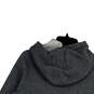 Womens Gray Pink Long Sleeve Kangaroo Pocket Pullover Hoodie Size XS image number 1