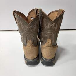 Ariat Men's Workhog Leather Western Short Shaft Work Boots Size 8.5D alternative image