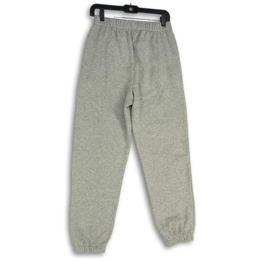 NWT Gap Mens Gray Pockets Elastic Waist Pull-On Tapered Leg Sweatpants Size S image number 2