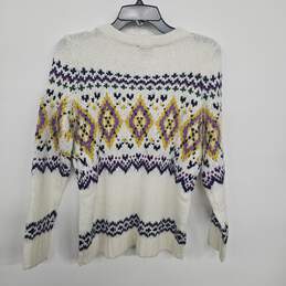 Multicolor Knitted Crew Neck Sweater alternative image