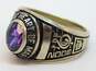 10k White Gold Purple Spinel 2006 Class Ring 7.4g image number 3