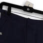 NWT Womens Blue Slash Pockets Voyager Linen Bermuda Shorts Size 0 image number 2