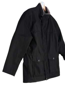 Mens Black Andrew Marc Long Sleeve Windbreaker Jacket Size XL alternative image