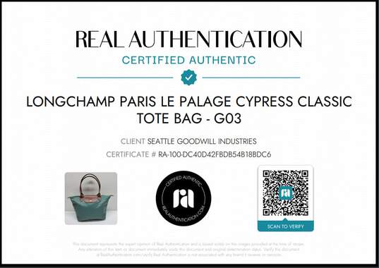 Longchamp Paris le Palage Cypress Classic Tote Bag AUTHENTICATED image number 6