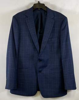 Calvin Klein Slim Fit Blue Suit Jacket - Size 46L