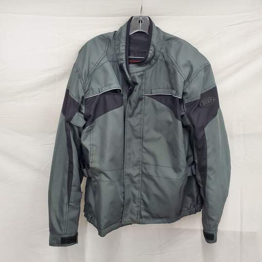 BILT WM's Gray Padded Motorcycle Jacket Size 2X image number 1