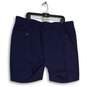 Under Armour Mens Navy Flat Front Slash Pockets Chino Shorts Size 44 image number 2