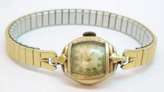 VNTG Women's Bulova Swiss RGP 17j Mechanical Watch image number 2