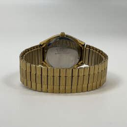 Designer Citizen Gold-Tone Chain Strap Round Dial Analog Wristwatch