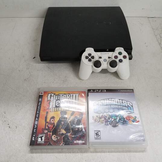 Sony PlayStation 3 Slim PS3 120GB Console Bundle Controller & Games #7 image number 1