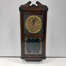 Vintage Centurion Wind Up Wooden Wall Clock