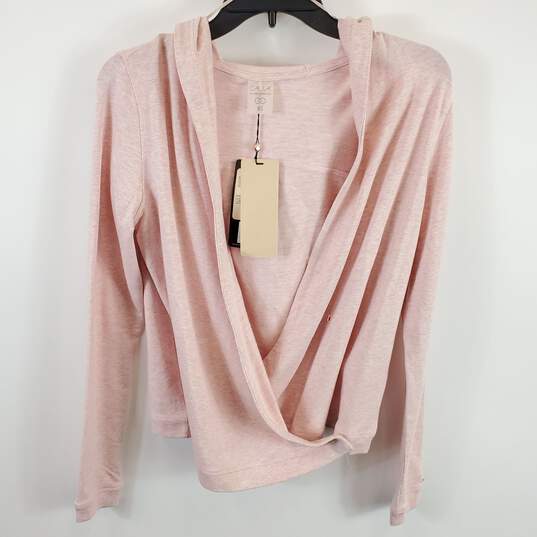 Calia By Carrie Women Pink Wrap Sweater XS NWT image number 1