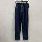 NWT Mens Blue Pockets Flat Front Tapered Leg Drawstring Jogger Pants Size L image number 1
