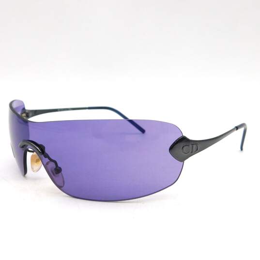 Christian Dior Purple CD Logo Shield Sunglasses image number 8