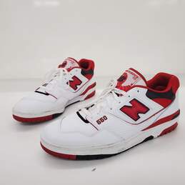 New Balance 550 White Red Sneakers Men's Size 15