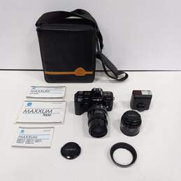 Minolta Maxxum 7000 Camera w/ Assorted Accessories
