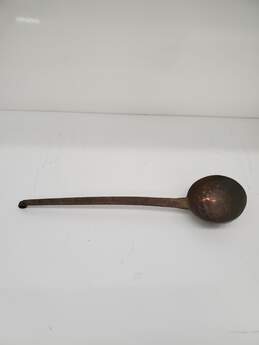 VTG Antique Handmade French copper ladle