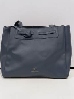 Nanette Lepore Blue Pebbled Faux Leather Bag