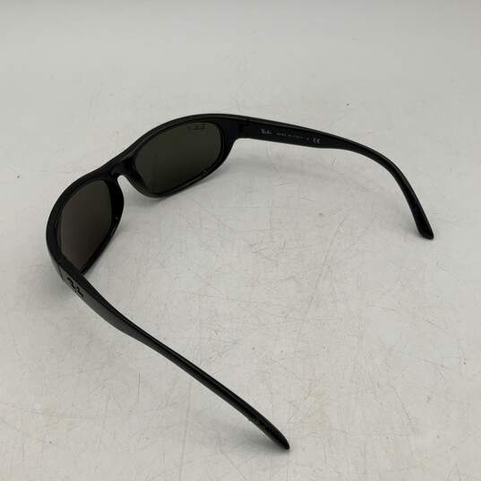 Ray Ban Womens Black Full Rim Rectangular Polarized Sunglasses With Case image number 1