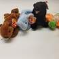 Assorted Ty Beanie Babies Bundle Lot of 4 image number 1