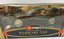 Burago Ferrari 550 Maranello 1996 Die Cast Metal Black alternative image