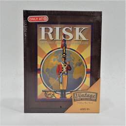 Sealed 2009 Hasbro Target Risk Vintage Game Collection Wood Box Board Game