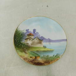 Vintage French Limoges Decorative Hand Painted 9 Inch Plate