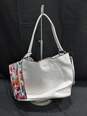 Collection 18 Women's White Bright Multicolor Tote Bag with Pouch image number 1