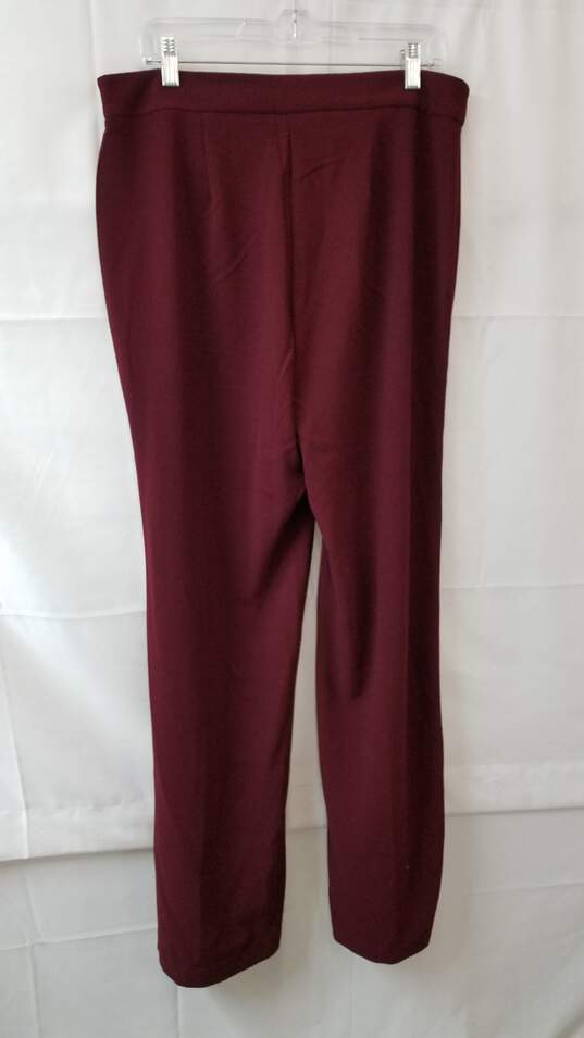 Nanette Burgundy Pants Size 12 image number 1